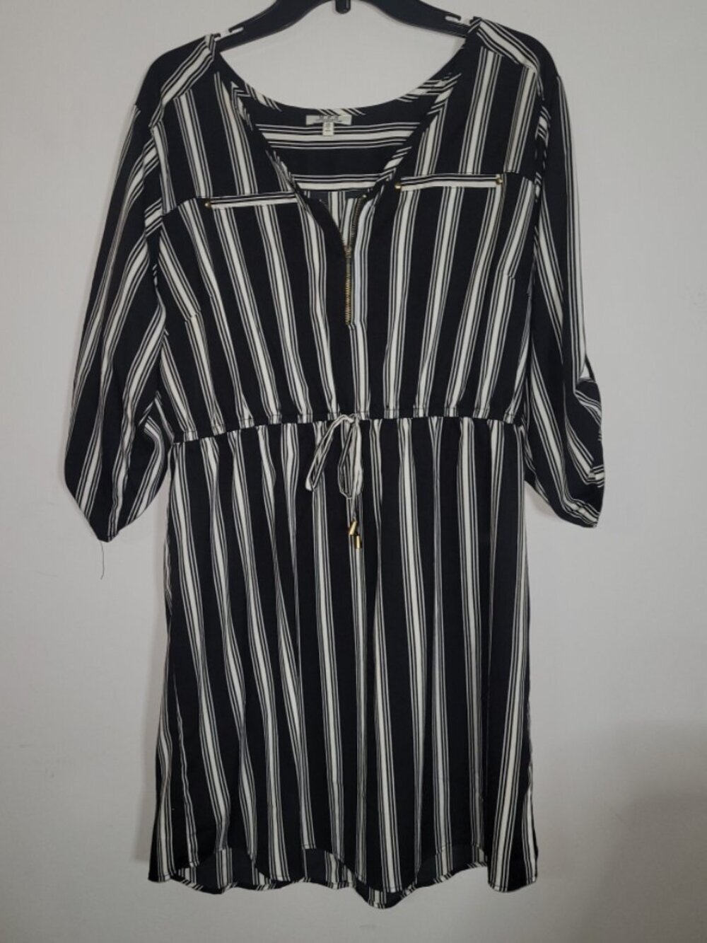 MPH Dress Size 1X Striped